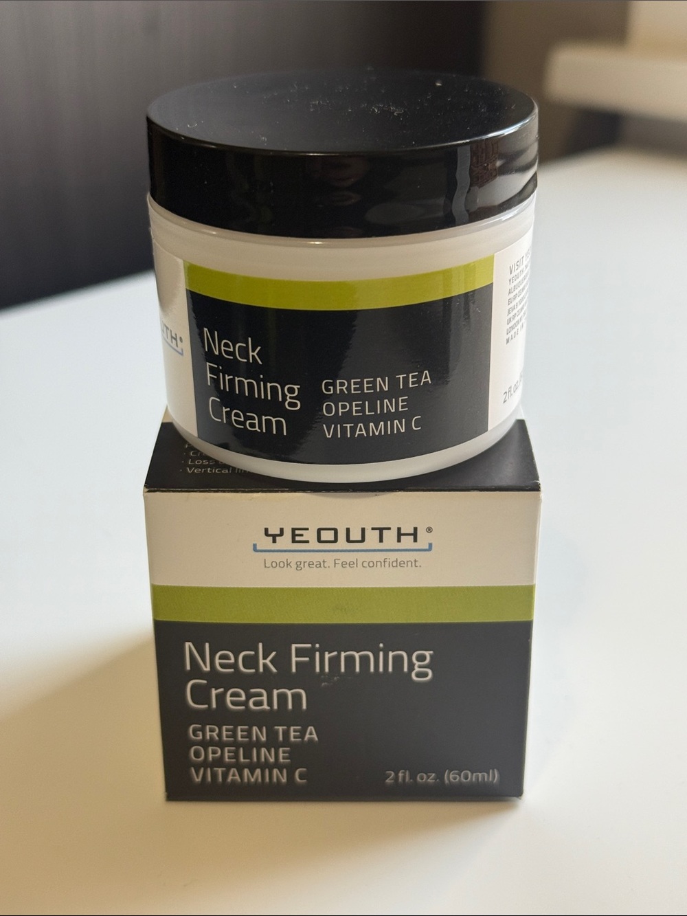 Yeouth Neck Firming Cream with Green Tea, Opeline, and Vitamin C NEW